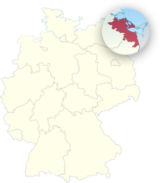 Lage des Kreises Vorpommern-Greifswald