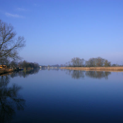 Die Peene bei Anklam