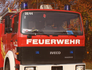 L&ouml;schfahrzeug der Feuerwehr