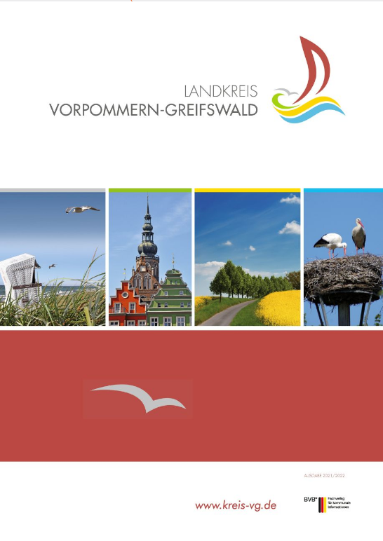 Titelseite Broschüre Landkreis Vorpommern-Greifswald