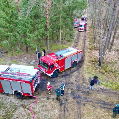Waldbrand&uuml;bung: Zusammenarbeit von Feuerwehr und Forst f&uuml;r die Waldbrandsaison 2026 gest&auml;rkt_Foto 1