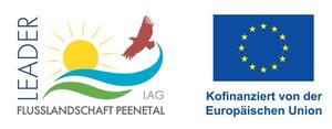 Logo_Leader LAG Flusslandschaft Peenetal+EU Flagge