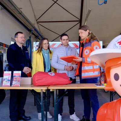 Kreisweiter Warntag 2026: Gro&szlig;es Interesse an Informationsangeboten in Murchin und Greifswald_Foto 2