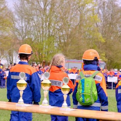 Fr&uuml;hlingsmarsch der Jugendfeuerwehren im Landkreis_Foto 1