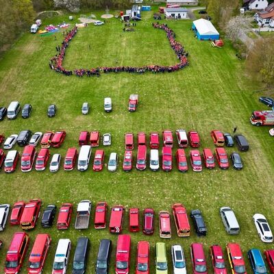 Fr&uuml;hlingsmarsch der Jugendfeuerwehren im Landkreis_Foto 2