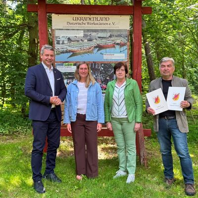 Landkreis f&ouml;rdert historische und nachhaltige Bildungsangebote im Ukranenland in Torgelow_Foto 1