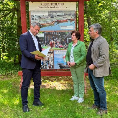Landkreis f&ouml;rdert historische und nachhaltige Bildungsangebote im Ukranenland in Torgelow_Foto 2