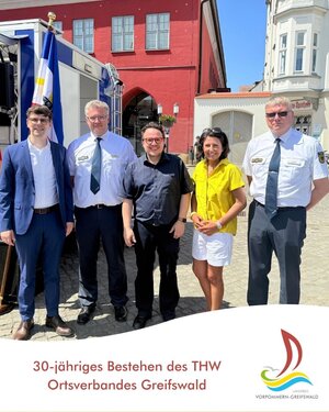 30 Jahre THW Ortsverband Greifswald - Drei Jahrzehnte Engagement f&uuml;r den Bev&ouml;lkerungsschutz