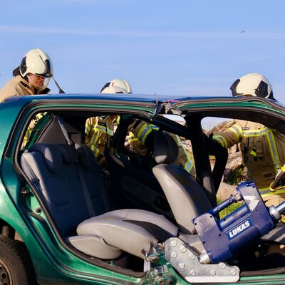 Gemeinsame &Uuml;bung: Rettungsdienst des Landkreises und Feuerwehr Greifswald proben den Ernstfall_Foto 3