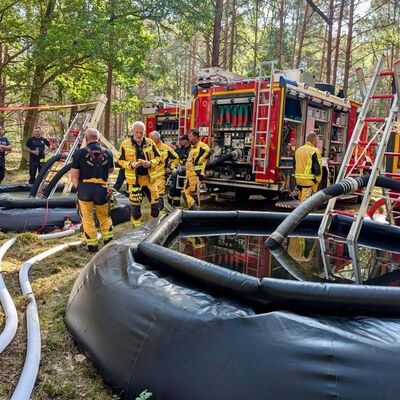 Update zum Waldbrandeinsatz im M&uuml;ritz-Nationalpark_Foto 2