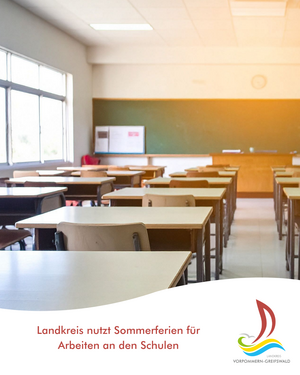 Landkreis nutzt Sommerferien f&uuml;r Arbeiten an den Schulen