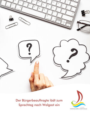 Der B&uuml;rgerbeauftragte l&auml;dt zum Sprechtag nach Wolgast ein