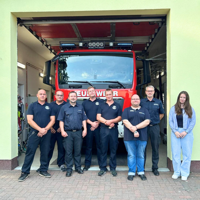 Im Austausch mit der Feuerwehr in Viereck