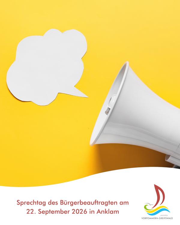 Sprechtag des B&uuml;rgerbeauftragten in Anklam