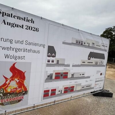 145 Jahre Freiwillige Feuerwehr Wolgast und ein Spatenstich f&uuml;r die Zukunft_Foto 2
