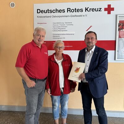 Landkreis f&ouml;rdert DRK Ostvorpommern-Greifswald mit rund 7.500 Euro