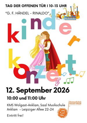 Kreismusikschule Wolgast-Anklam l&auml;dt zum Tag der offenen T&uuml;r ein - Neustart nach Geb&auml;udesanierung mit Kinderkonzerten