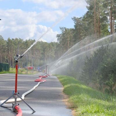 Katastrophenschutz trainiert Vegetationsbrandbek&auml;mpfung in Torgelow_Foto 2
