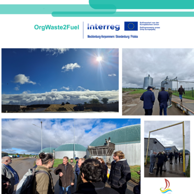 OrgWaste2Fuel: R&uuml;ckblick auf den Studienbesuch in der Biogasanlage in Przemyslaw