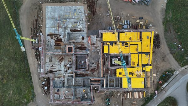 Es geht sichtbar voran am neuen RBB in Greifswald