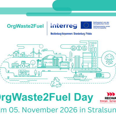 OrgWaste2Fuel Day w&auml;hrend des 33. REGWA-Symposiums in Stralsund 