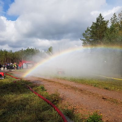 Kat-Schutz-&Uuml;bung Waldbrand J&auml;gerbr&uuml;ck 2019