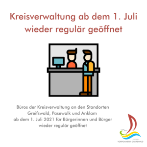 &Ouml;ffnung der Kreisverwaltung
