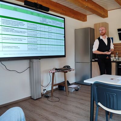 Präsentation von Herrn Drews beim Workshop in Meiersberg