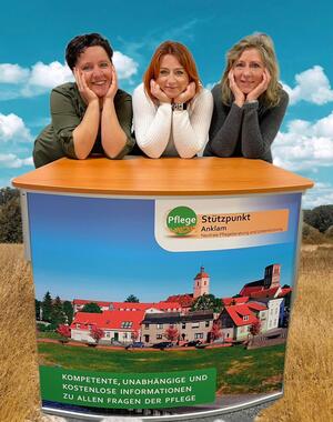 Pflegest&uuml;tzpunkt_Anklam_v.l._Denise-Schwabach_Firtz_Bonny Heidrich_Elke Mielke_