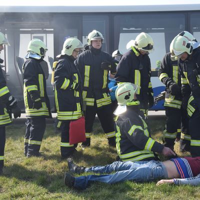 Fiktives Flugzeugungl&uuml;ck: Rettungskr&auml;fte im Landkreis &uuml;ben den Notfall