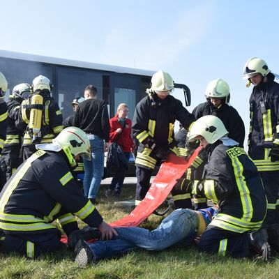 Fiktives Flugzeugungl&uuml;ck: Rettungskr&auml;fte im Landkreis &uuml;ben den Notfall