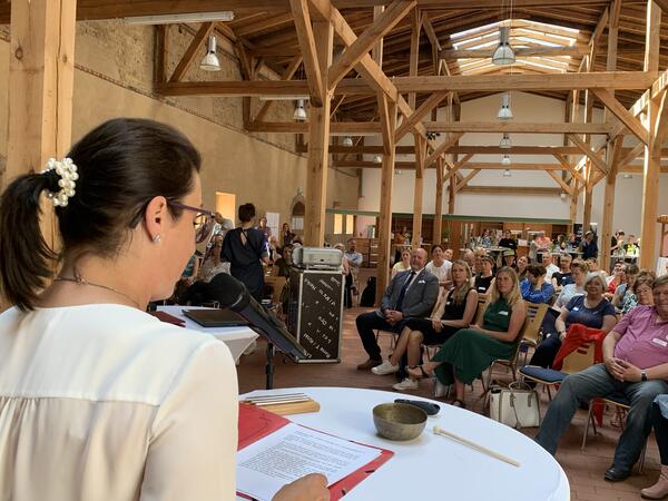 Dezernentin Karina Kaiser er&ouml;ffnete den 4. Fachtag Kultur