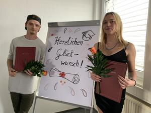 Mick Pommerening und Janine Hasselmann