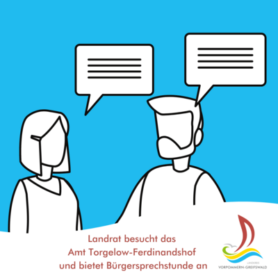 Landrat besucht das Amt Torgelow-Ferdinandshof und bietet B&uuml;rgersprechstunde an