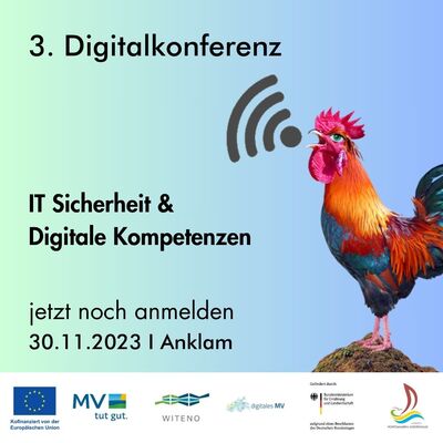 3. Digitalkonferenz des Landkreises Vorpommern-Greifswald - Anmeldung bis zum 15.11.2023