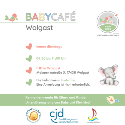 Neueröffnung: Babycafé in Wolgast
