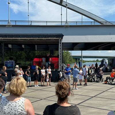 Gemeinsame Er&ouml;ffnung mit dem B&uuml;rgermeister der Stadt Jarmen Andr&eacute; Werner