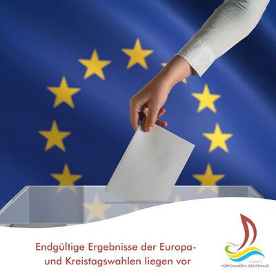 Endg&uuml;ltige Ergebnisse der Europa- und Kreistagswahlen liegen vor