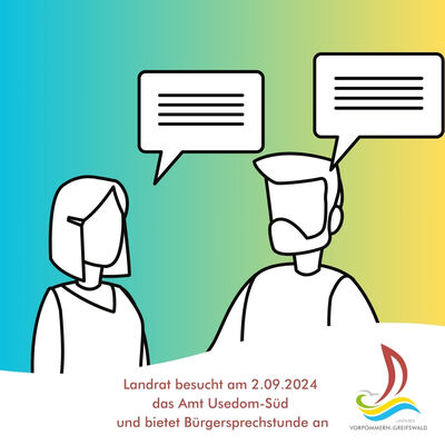 Landrat besucht das Amt Usedom-S&uuml;d und bietet B&uuml;rgersprechstunde an