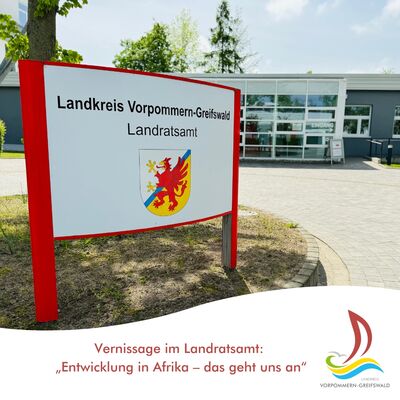 Vernissage im Landratsamt: ''Entwicklung in Afrika - das geht uns an''_Grafik