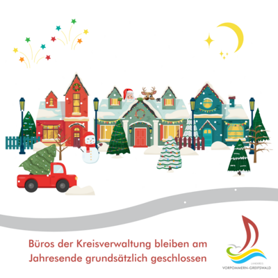 B&uuml;ros der Kreisverwaltung bleiben am Jahresende grunds&auml;tzlich geschlossen_Grafik