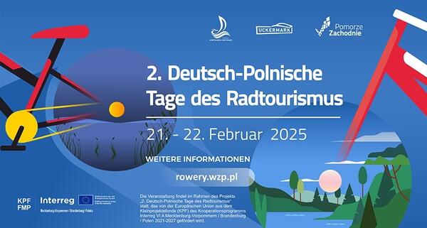 Grafik zur Einladung zu den 2. Deutsch-Polnischen Tagen des Radtourismus