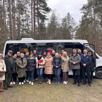Kreiswettbewerb &raquo;Unser Dorf hat Zukunft&laquo; - Begehung in M&ouml;nkebude