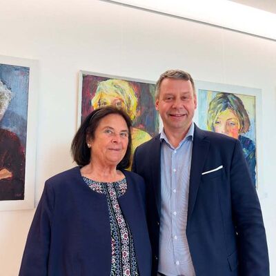 Vernissage im Landratsamt &raquo;Gesichter und Geschichten&laquo; des Pommerschen K&uuml;nstlerbundes
