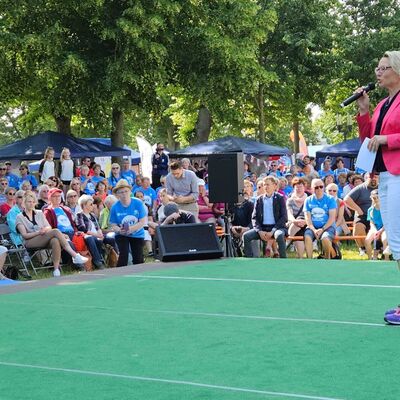 2. Landessportspiele Mecklenburg-Vorpommern - Gru&szlig;worte von Kreistagspr&auml;sidentin Sandra Nachtweih 