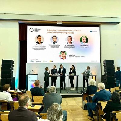 Diskussion &raquo;L&auml;ndlicher Raum - Chancen der Energiewende&laquo; im Rahmen des Ostdeutschen Energieforums in Leipzig_Foto 1