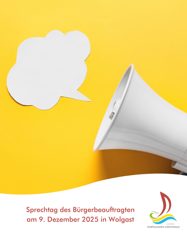 Sprechtag des B&uuml;rgerbeauftragten in Wolgast