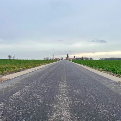 Erster Bauabschnitt der Kreisstra&szlig;e VG 18 wieder f&uuml;r den Verkehr freigegeben_Stra&szlig;e